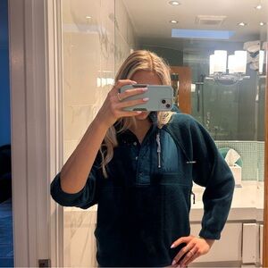 Thread & Supply Teal Fleece Pullover